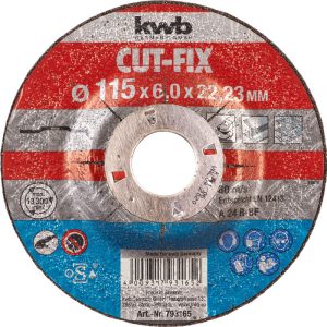 KWB CUT-FIX® Schruppscheiben, Metallbearbeitung, Ø 115 mm KWB CUT-FIX® Schruppscheiben, Metallbearbeitung, Ø 115 mm