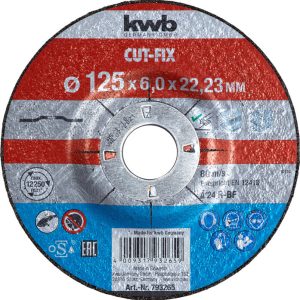 KWB CUT-FIX® Schruppscheiben, Metallbearbeitung, Ø 125 mm KWB CUT-FIX® Schruppscheiben, Metallbearbeitung, Ø 125 mm