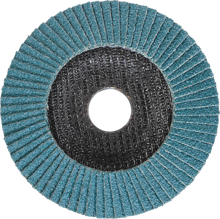 KWB CUT-FIX® Schleifmop Ø 115 mm, K 40, Lamellenschleifteller, Metallbearbeitung