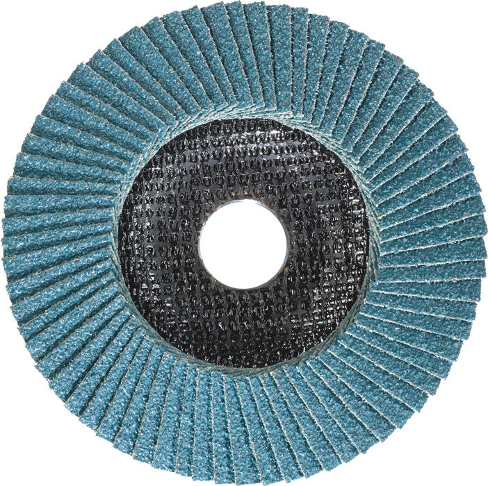 KWB CUT-FIX® Schleifmop Ø 125 mm, K 40, Lamellenschleifteller, Metallbearbeitung