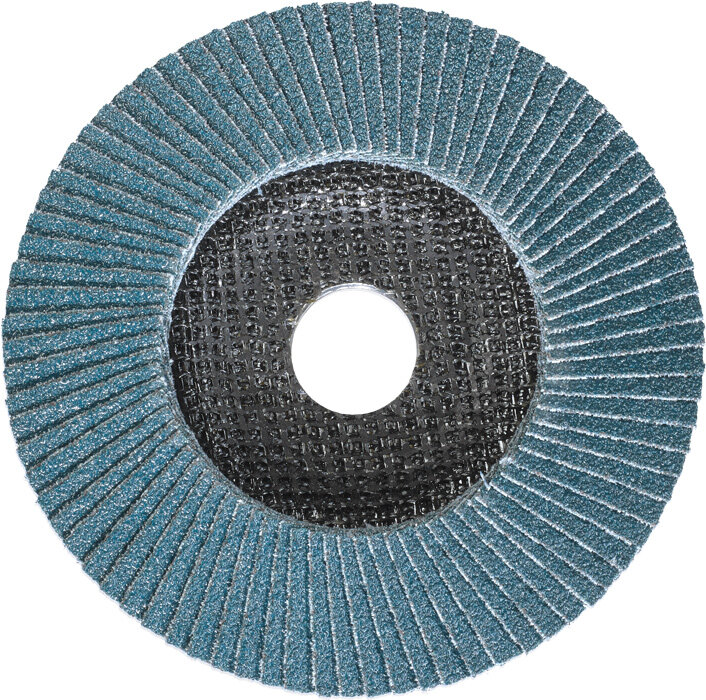 KWB CUT-FIX® Schleifmop Ø 125 mm, K 60, Lamellenschleifteller, Metallbearbeitung