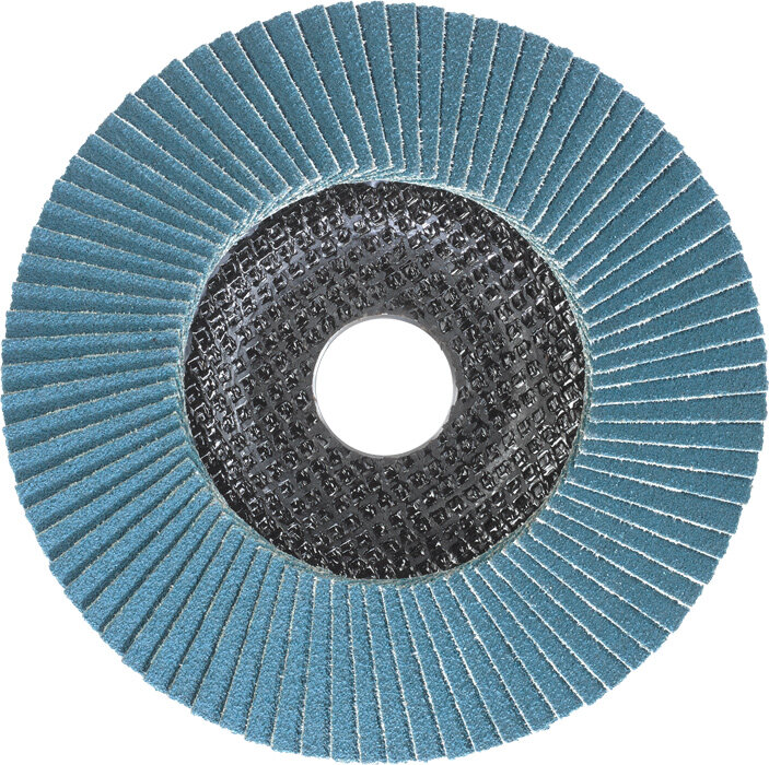 KWB CUT-FIX® Schleifmop Ø 125 mm, K 80, Lamellenschleifteller, Metallbearbeitung