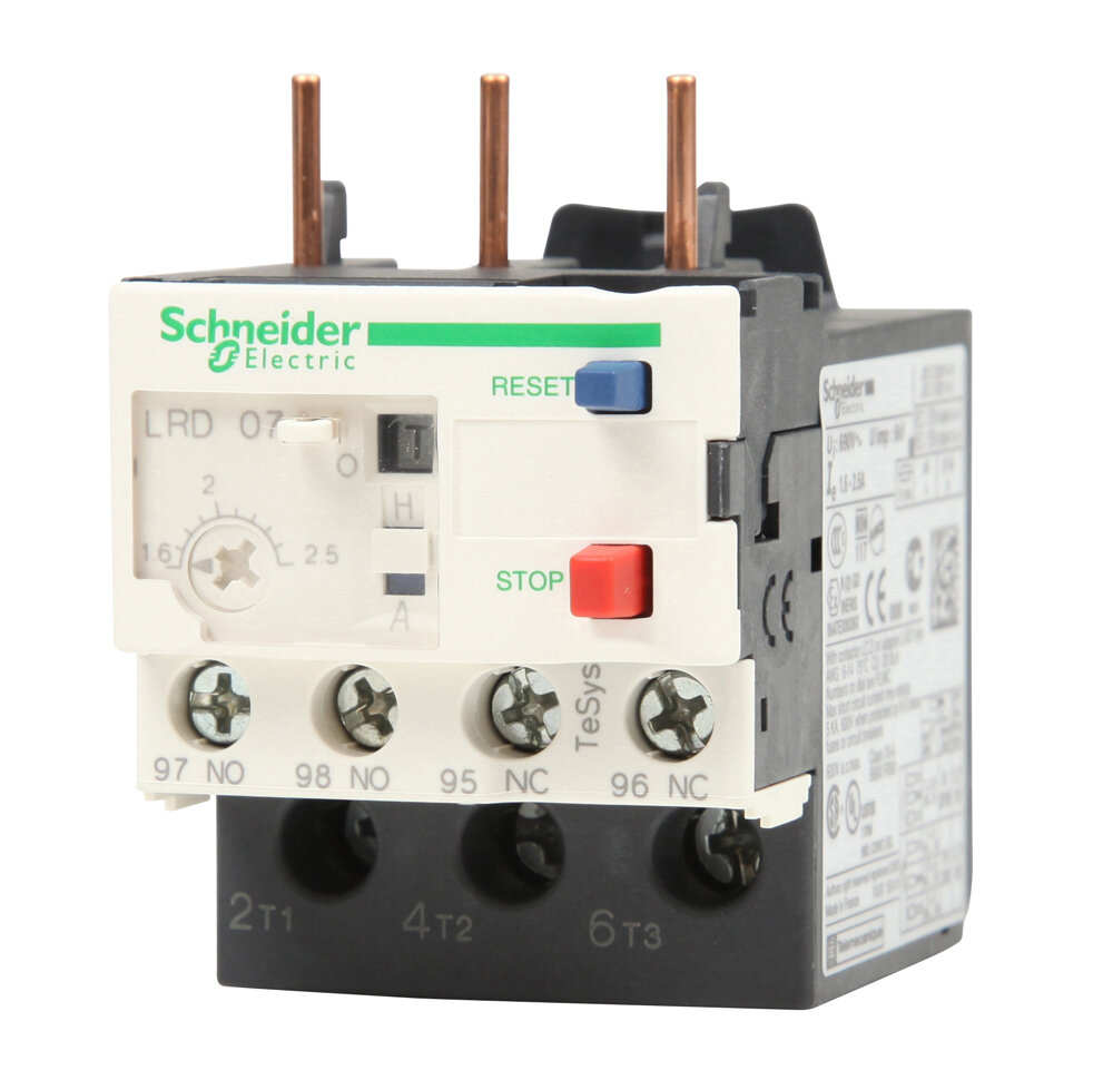 SCHNEIDER Electric Motorschutzrelais 1,6 - 2,5 Amp.