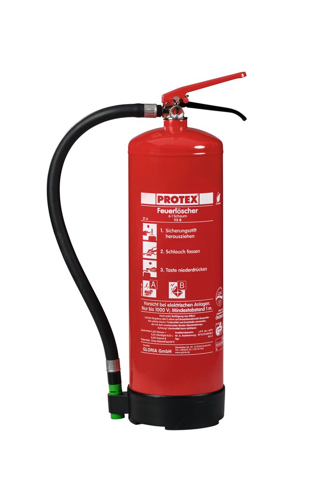 PROTEX Schaumfeuerlöscher fluorfrei SD6-E