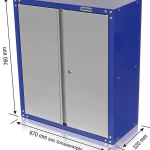 ERBA Hängeschrank 2-türig 67 x 32 x 76 cm ERBA Hängeschrank 2-türig 67 x 32 x 76 cm