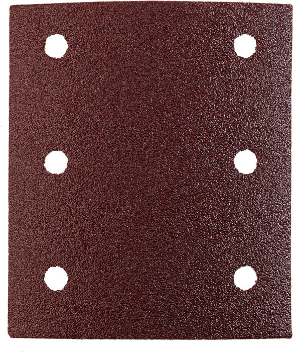KWB QUICK-STICK Schleifstreifen, HOLZ & METALL, Edelkorund, 115 x 100 mm, K 80