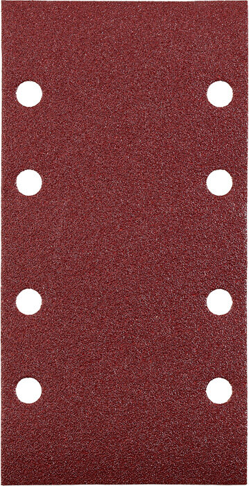 KWB QUICK-STICK Schleifstreifen, HOLZ & METALL, Edelkorund, 93 x 185 mm, K 80