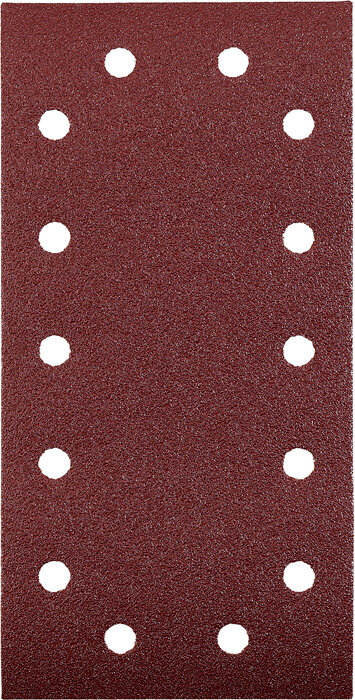KWB QUICK-STICK Schleifstreifen, HOLZ & METALL, Edelkorund, 115 x 230 mm, K 80