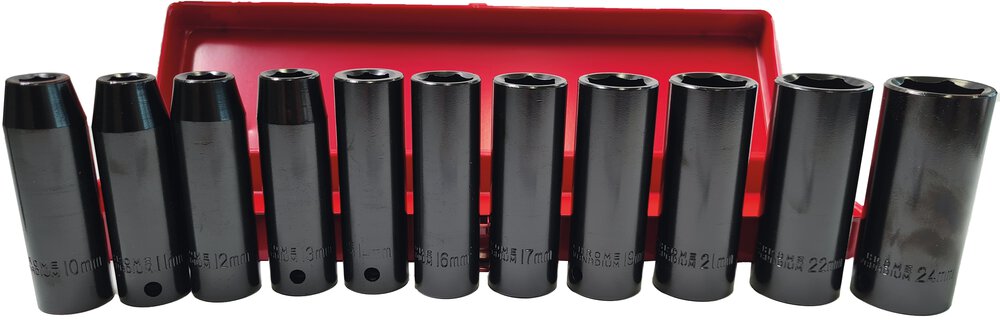 YPL Schlagnuss-Satz 1/2" 11-tlg.