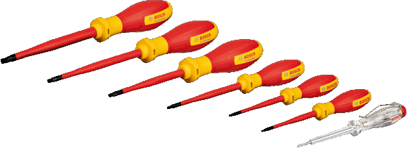 BOSCH VDE-Schraubendreher-Set SL/PH, 7-tlg.