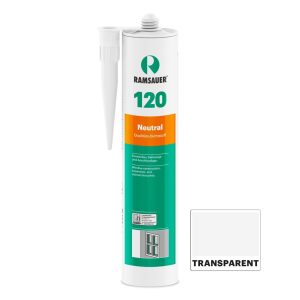 RAMSAUER Silikon-Dichtmasse R-SIL-NEUTRAL transparent 310 ml RAMSAUER Silikon-Dichtmasse R-SIL-NEUTRAL transparent 310 ml
