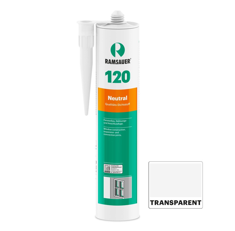 RAMSAUER Silikon-Dichtmasse R-SIL-NEUTRAL transparent 310 ml