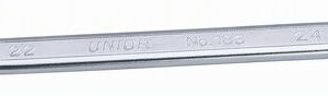 UNIOR 12-kant-Ringschlüssel 17 x 19 mm offen