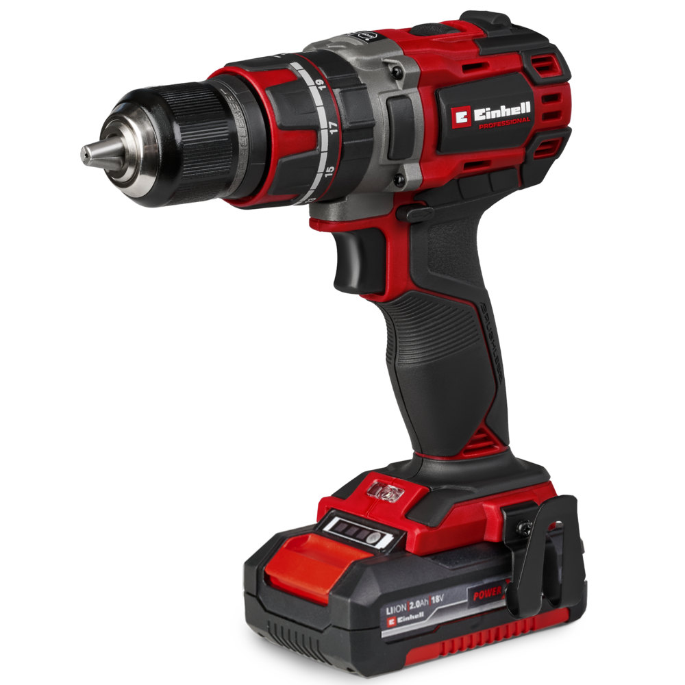 EINHELL PROFESSIONAL Akku-Schlagbohrschrauber TP-CD 18/60 Li-i S-F (1x2,0Ah)