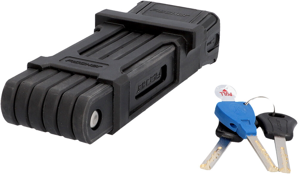 FISCHER FAHRRAD Faltschloss PROTEC PLUS+ FK85
