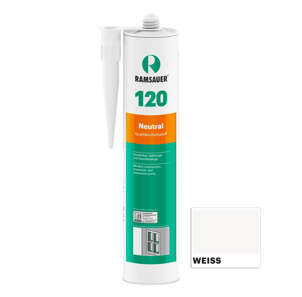 RAMSAUER Silikon-Dichtmasse R-SIL-NEUTRAL weiß 310 ml