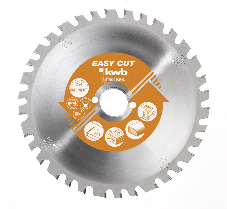 KWB EASY-CUT Kreissägeblätter Ø 350 x 30 mm für Bau- und Tischkreissägen