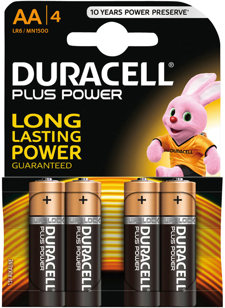 DURACELL 4 Batterien Plus Power Mignon AA