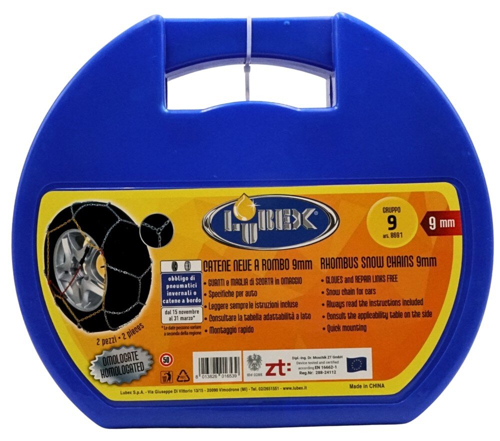 LUBEX Schneekette 9mm GR. 9