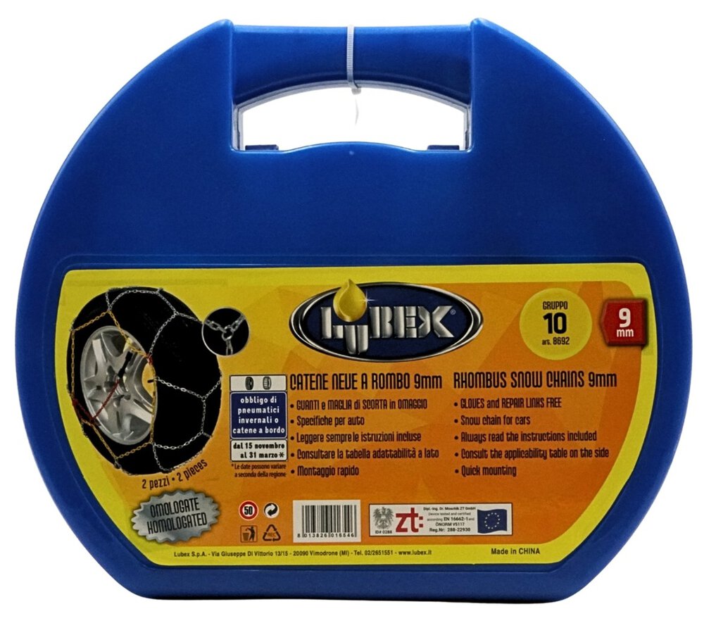 LUBEX Schneekette 9mm GR. 10