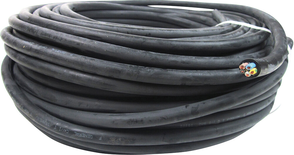 LECTRA TRADING 1 m Gummikabel 5x1,5