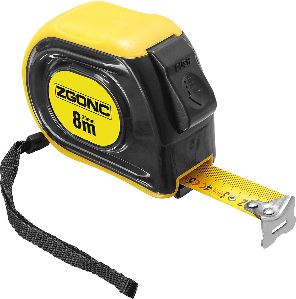 Zgonc Automatik-Rollmaßband 8 m