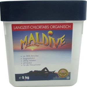 MALDIVE Langzeit-Chlortabletten 5 kg MALDIVE Langzeit-Chlortabletten 5 kg