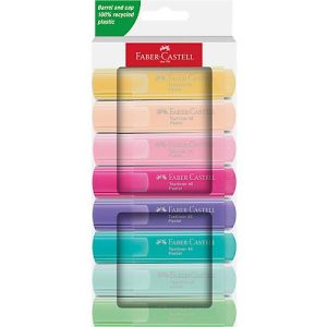 8er-Set Textmarker von FABER-CASTELL ,türkis, flieder, purpurrose, blush, lichtgrün, tropic, powder und vanille 8er-Set Textmarker von FABER-CASTELL ,türkis, flieder, purpurrose, blush, lichtgrün, tropic, powder und vanille