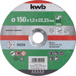 KWB AkkuTop-Trennscheibe 150 x 1,2 x 22,23 mm KWB AkkuTop-Trennscheibe 150 x 1,2 x 22,23 mm