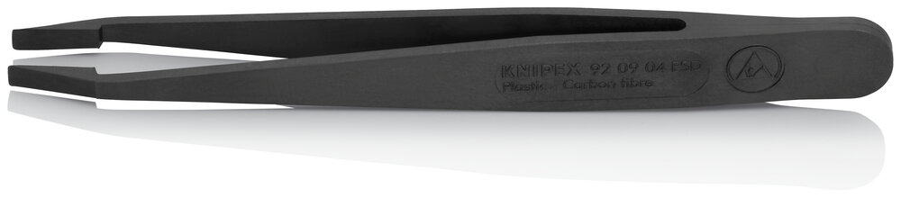 KNIPEX Kunststoffpinzette ESD glatt 115 mm