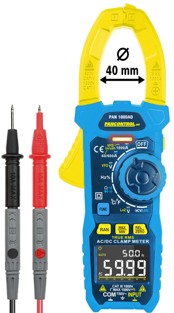PANCONTROL Digitale Stromzange PAN 1000AD