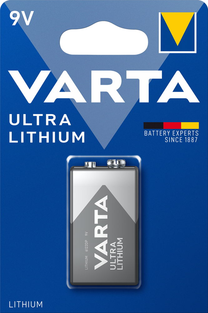 VARTA 9 V-Block-Batterie Ultra Lithium