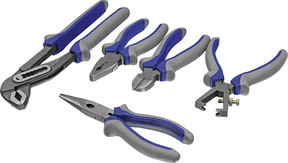 ERBA Zangen-Set 5-tlg. 160 - 260 mm