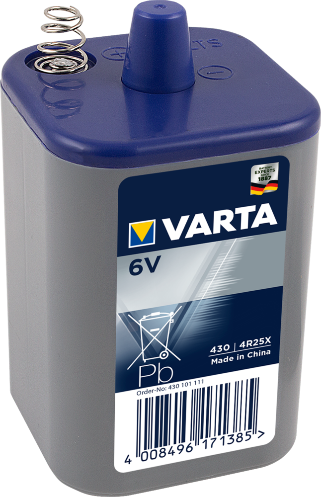 VARTA Laternenbatterie 430 Zink-Chlorid 4R25X