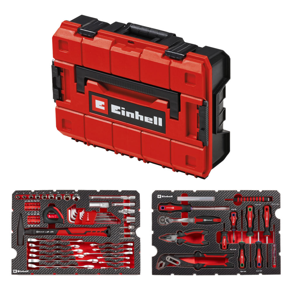 EINHELL Werkzeugkoffer Universal E-Case 80-tlg.