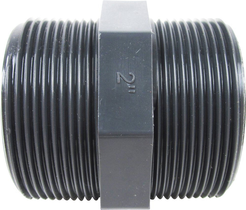 PVC-Doppelnippel 2" AG
