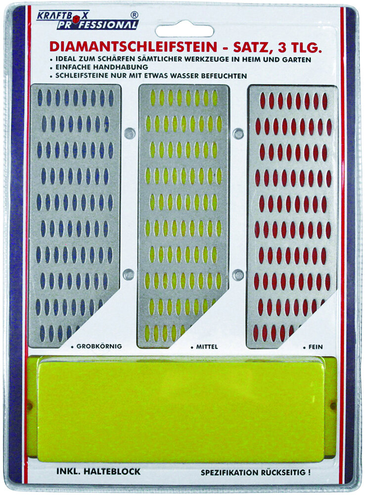 KRAFTBOX PROFESSIONAL Diamant-Wetzstein-Satz 300 x 210 mm