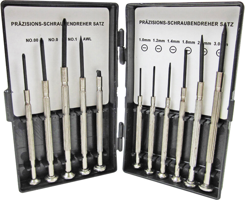 KRAFTBOX PROFESSIONAL Uhrmacher-Schrauber-Set