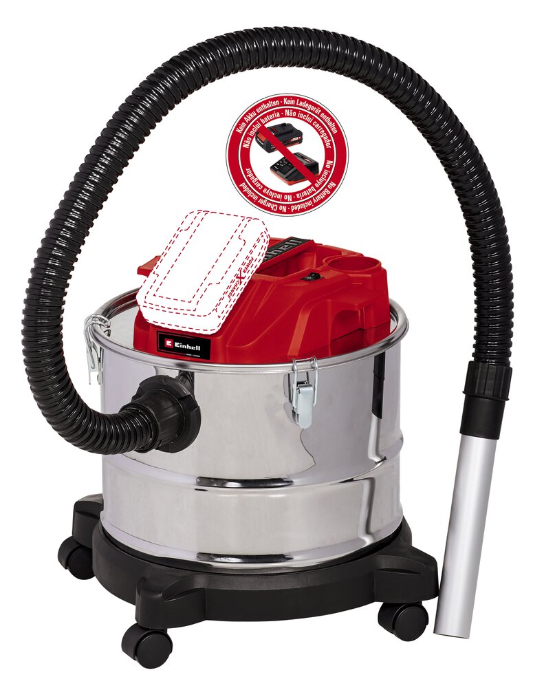 EINHELL Akku-Aschesauger TE-AV 18/15 Li C-Solo, Power X-Change