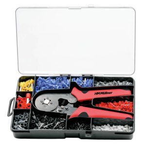 HM MÜLLNER Aderendhülsen-Set, 1201-tlg., 0,5-10mm², inkl. Zange