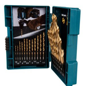 MAKITA 19-tlg. HSS-TIN Bohrerset MAKITA 19-tlg. HSS-TIN Bohrerset
