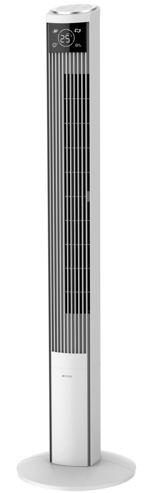 BE COOL Turmventilator 121cm weiß