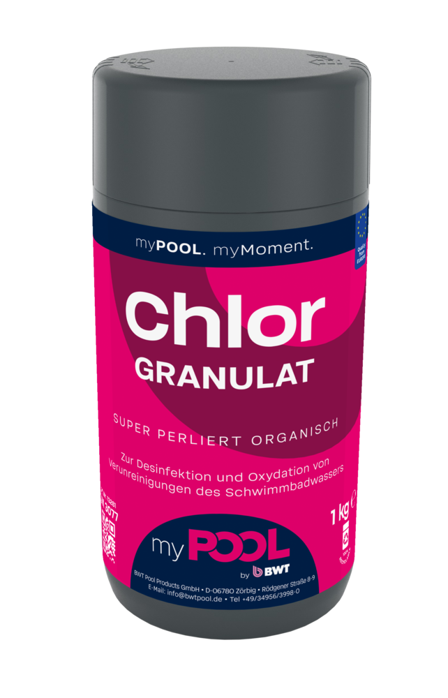 MY POOL Chlor Quickgranulat Perliert 1kg