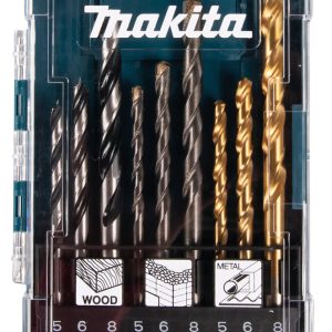 MAKITA 9-tlg. Metall-/Stein-/Holzbohrerset