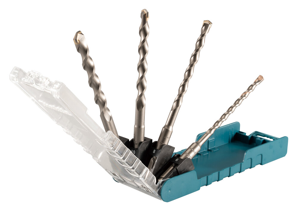MAKITA 4-teiliges SDS-Plus Bohrer Set