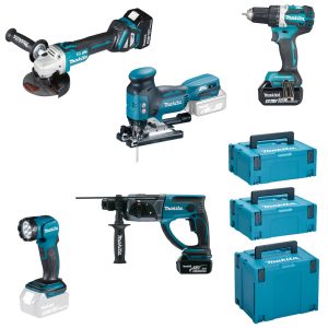 MAKITA Akku-Spezialset LXT DLX5066TJ 11-teilig