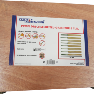 KRAFTBOX PROFESSIONAL Drechselbeitel-Garnitur 8-tlg. KRAFTBOX PROFESSIONAL Drechselbeitel-Garnitur 8-tlg.