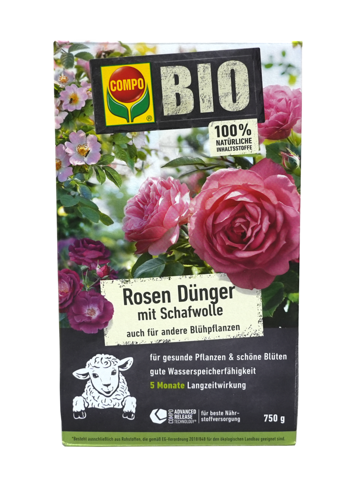 COMPO Bio Rosen-Langzeit-Dünger 750 g