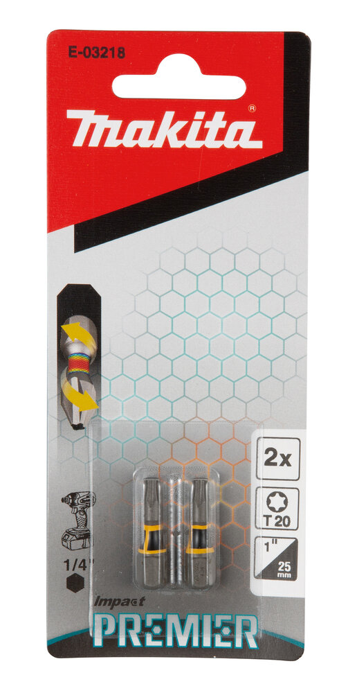 MAKITA Impact Premier Bits T20 25 mm