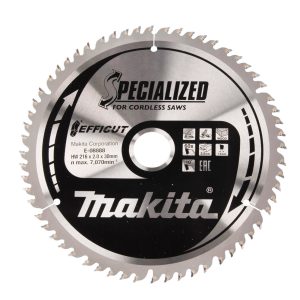 MAKITA Efficut Sägeblatt für Kapp- & Gehrungssägen / 216 x 30 mm / 60 Zähne MAKITA Efficut Sägeblatt für Kapp- & Gehrungssägen / 216 x 30 mm / 60 Zähne
